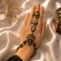 Ornate Antique Gold Hand Harness