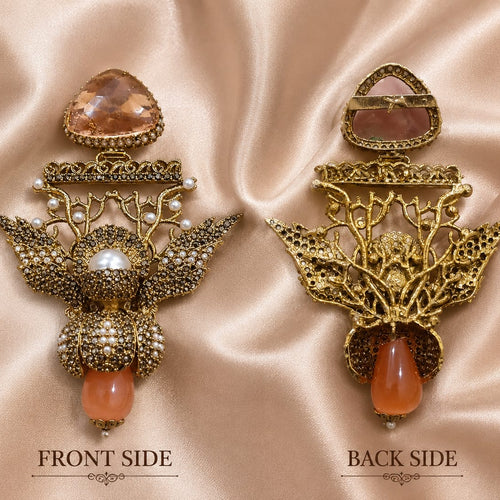Champagne Turkish Earrings