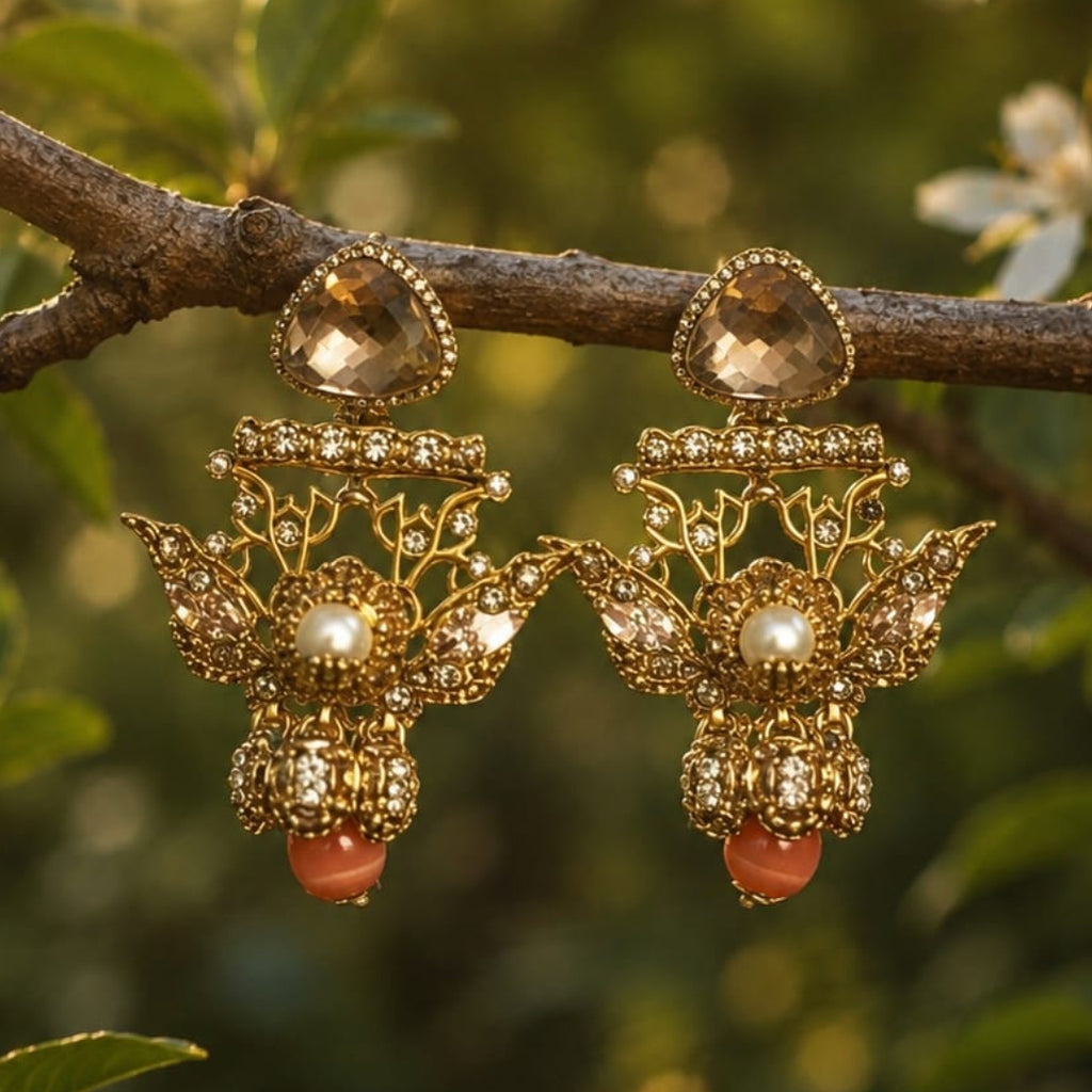 Champagne Turkish Earrings