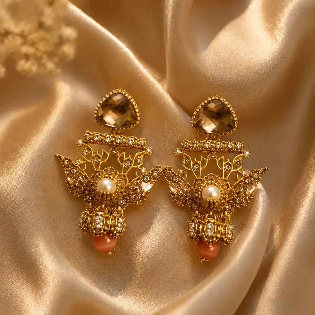 Champagne Turkish Earrings