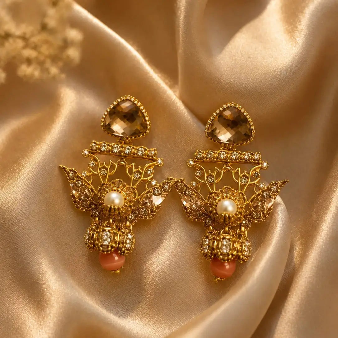 Champagne Turkish Earrings