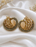 Beige studs